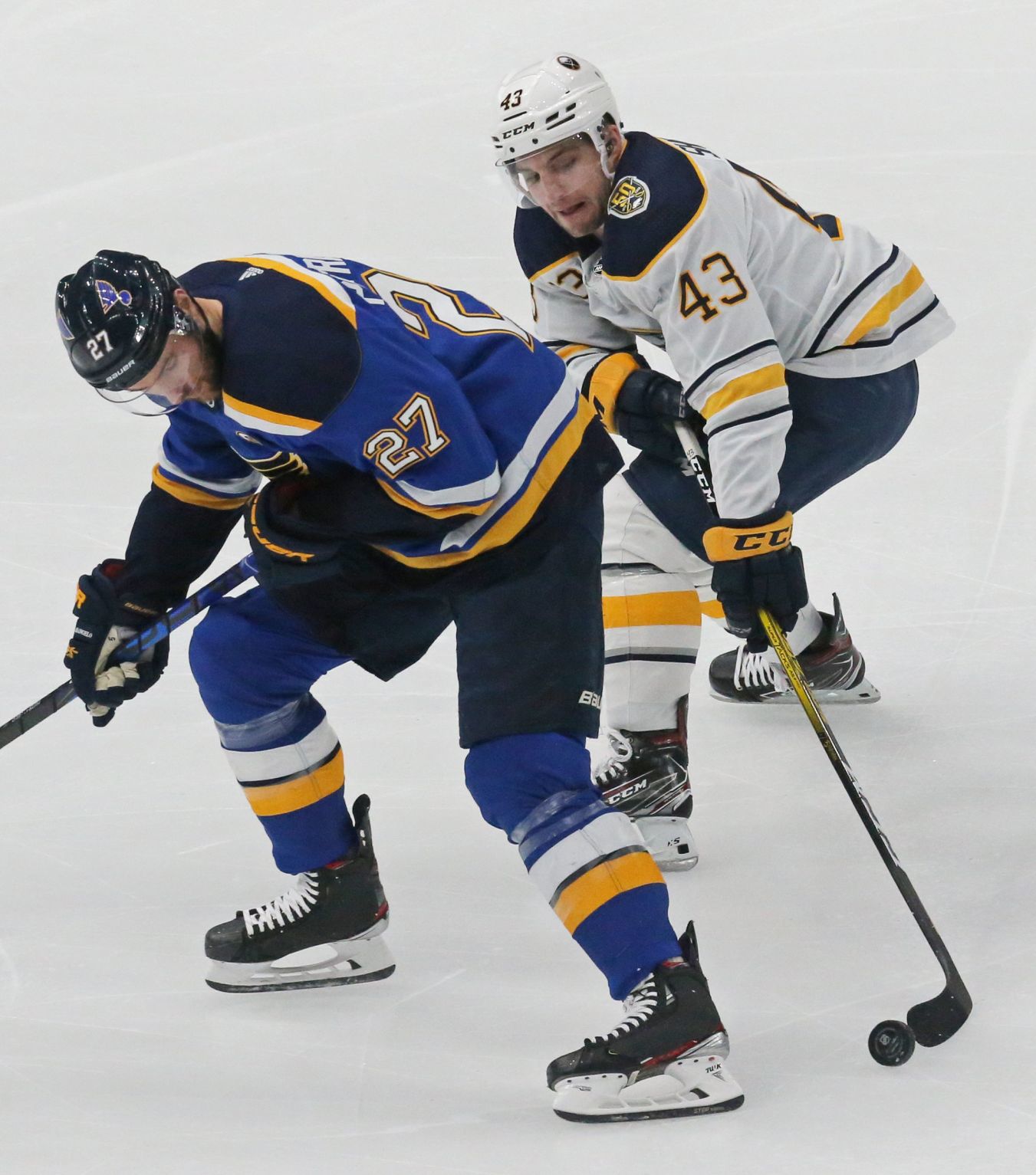 The Blues and the Sabres skate at Enterprise
